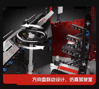 Mould King 19015+19015T FH16 Pneumatic Tractor Model Toy 4608 pcs