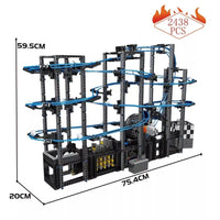 Moud King Motorized Ball Contraption Marble Run Bricks Model Kids Toys