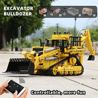 Building Blocks Set MOC APP RC Bulldozer Truck Car Brick Model DIY Kid Toy 17023
