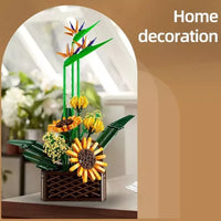 Mould King 10024 Birds of Paradise Building Set Flowers 1608 Pieces Bonsai kit