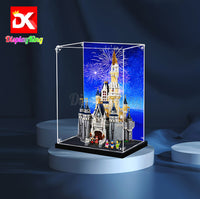 Display King - Acrylic display case for Lego The Disney Castle 71040 3mm Thickness dust-Free and Crystal Clear Display case with Screw