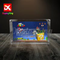 Display King - Acrylic photo frame for Lego Super Mario 64 Question Mark Block 71395