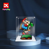 Display King - Acrylic display case with screw for LEGO® Super Mario World™: Mario & Yoshi 71438