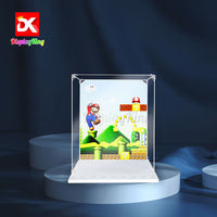 Display King - Acrylic display case with screw for LEGO® Super Mario World™: Mario & Yoshi 71438