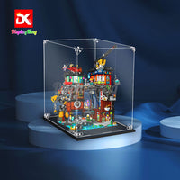 Display King -Acrylic display case with screw for LEGO® NINJAGO City Workshops 71837