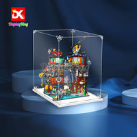 Display King -Acrylic display case with screw for LEGO® NINJAGO City Workshops 71837