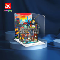 Display King -Acrylic display case with screw for LEGO® NINJAGO City Workshops 71837