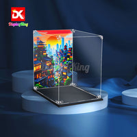Display King -Acrylic display case with screw for LEGO® NINJAGO City Workshops 71837