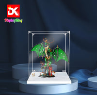 Display King -Acrylic display case with screw for LEGO® The Guardian Dragon 71847