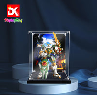 Display King -Acrylic display case with screw for LEGO® Lloyd's Titan Mech 15th Anniversary 71860