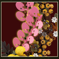 Mould King 10074 Christmas Dried Flower Wreath Building Set | 1,038 PCS