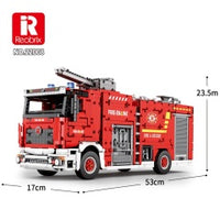 Reobrix Fire Ladder Truck(Remote Control Version)