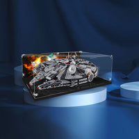 Display King –  Acrylic display case with screw for LEGO® The Rise of Skywalker Millennium Falcon 75257