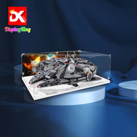 Display King –  Acrylic display case with screw for LEGO® The Rise of Skywalker Millennium Falcon 75257