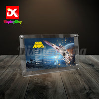 Display King - Acrylic photo frame for Lego Luke Skywalker's X-Wing Fighter 75301