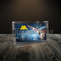 Display King - Acrylic photo frame for Lego Luke Skywalker's X-Wing Fighter 75301