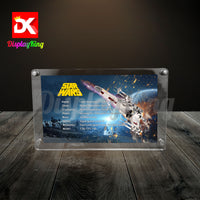 Display King - Acrylic photo frame for Lego Luke Skywalker's X-Wing Fighter 75301