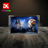 Display King - Acrylic photo frame for Lego Luke Skywalker (Red Five) Helmet 75327