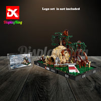 Display King - Acrylic photo frame for Lego Dagobah jedi Training Diorama 75330