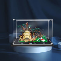 Display King -Acrylic display case with screw for LEGO® Dagobah Jedi Training Diorama 75330