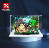 Display King -Acrylic display case with screw for LEGO® Dagobah Jedi Training Diorama 75330