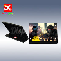 Display King - Acrylic display plaque for Lego Dark Trooper Helmet 75343