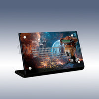 Display King - Acrylic display plaque for Lego Princess Leia (Boushh) Helmet 75351