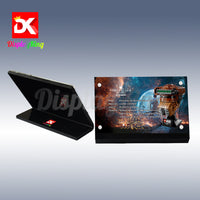 Display King - Acrylic display plaque for Lego Princess Leia (Boushh) Helmet 75351