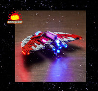 Brick Shine -  Light Kit for  LEGO® Ahsoka Tano's T-6 Jedi shuttle 75362