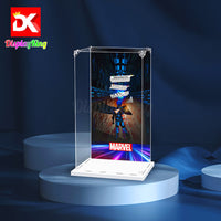 Display King - Acrylic  display case  for LEGO® Daily Bugle 76178 3mm Thickness dust-Free and Crystal Clear Display case with Screw