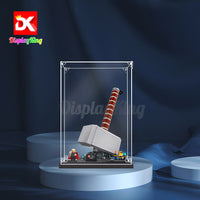 Display King - Acrylic display case with screw for LEGO® Thor's Hammer 76209