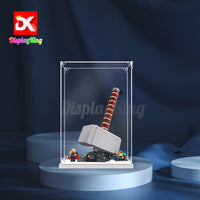 Display King - Acrylic display case with screw for LEGO® Thor's Hammer 76209