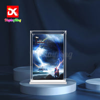 Display King - Acrylic display case with screw for LEGO® Thor's Hammer 76209
