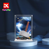 Display King - Acrylic display case with screw for LEGO® Thor's Hammer 76209