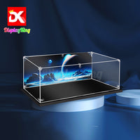 Display King - Acrylic display case for LEGO® Batwing: Batman vs. The Joker 76265 3mm Thickness dust-Free and Crystal Clear Display case with Screw