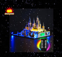 Brick Shine -  Light Kit for  LEGO® Hogwarts Castle and Grounds 76419(Blue)