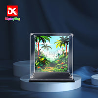 Display King - Acrylic display case with screw for LEGO® Dinosaur Fossils: Triceratops Skull 76969