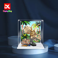 Display King - Acrylic display case with screw for LEGO® Dinosaur Fossils: Triceratops Skull 76969