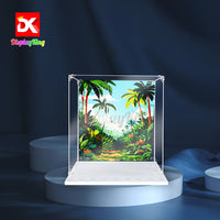 Display King - Acrylic display case with screw for LEGO® Dinosaur Fossils: Triceratops Skull 76969