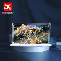 Display King -Acrylic display case with screw for LEGO® Dinosaur Fossils: Triceratops 77985