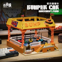 JIESTAR Small Angle JD037 Amusement Park Bumper Car Building Block Toy 1099 pcs