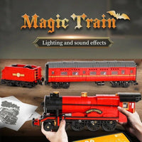 Building Blocks Sets MOULD KING 12010 RC APP The Magic Train Bricks DIY Model