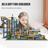 Mould King 11012 Roller Coaster Building Set Amusement Park Track Train 3238pcs