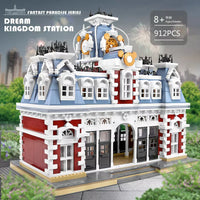 MOULD KING 11004 The Station Of The Creamland Building Block 3132 Pcs Set Gift