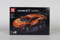 Mould King 13177 Super Sports Car Building Blocks Kit, 1:10 Car Model 1608 PCS
