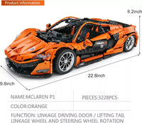 Mould King 13090 Sports Car Hypercar P1 Building Blocks Kit 3228 Pcs 1:8 Scale