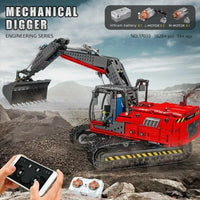 Mould King RC APP Motorized Excavator Truck Bricks Model Toys 17033