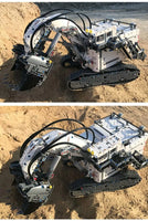 MOULD KING 13130 Liebherrs R9800 Terex RH400 Mining Excavator remote controlled