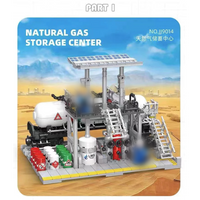 JIESTAR JJ9014-JJ9016 Chemical Plant with 2100 Pieces