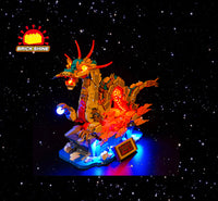 Brick Shine -  Light Kit for  LEGO® Auspicious Dragon 80112